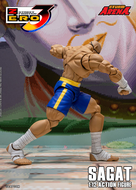 Street Fighter Alpha 3 1/12 Scale Action Figure Sagat(Provisional Pre-order)