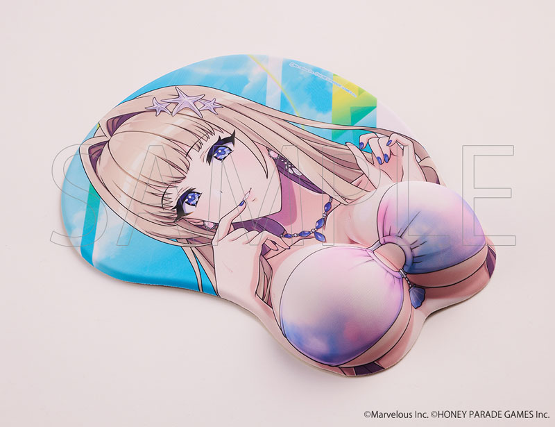 [Exclusive Sale] Dolphin Wave 3D Mouse Pad Veena / Kanna Kirahoshi(Pre-order)