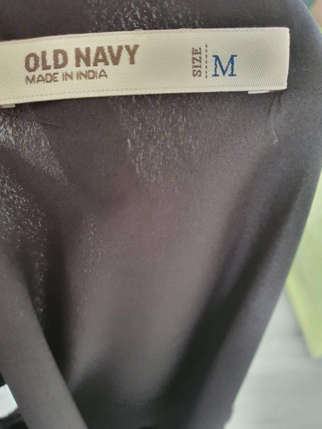 FF05463 เสื้อผ้าแฟชั่น มือสอง สีดำ แบรนด์ OLD NAVY