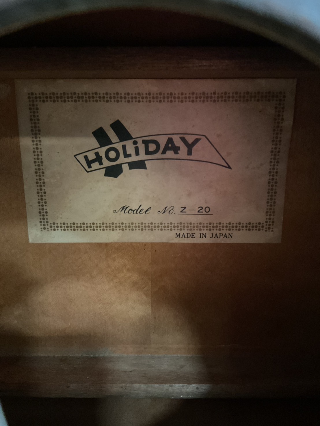 กีต้าร์คลาสสิค HOLiDAY : Z-20