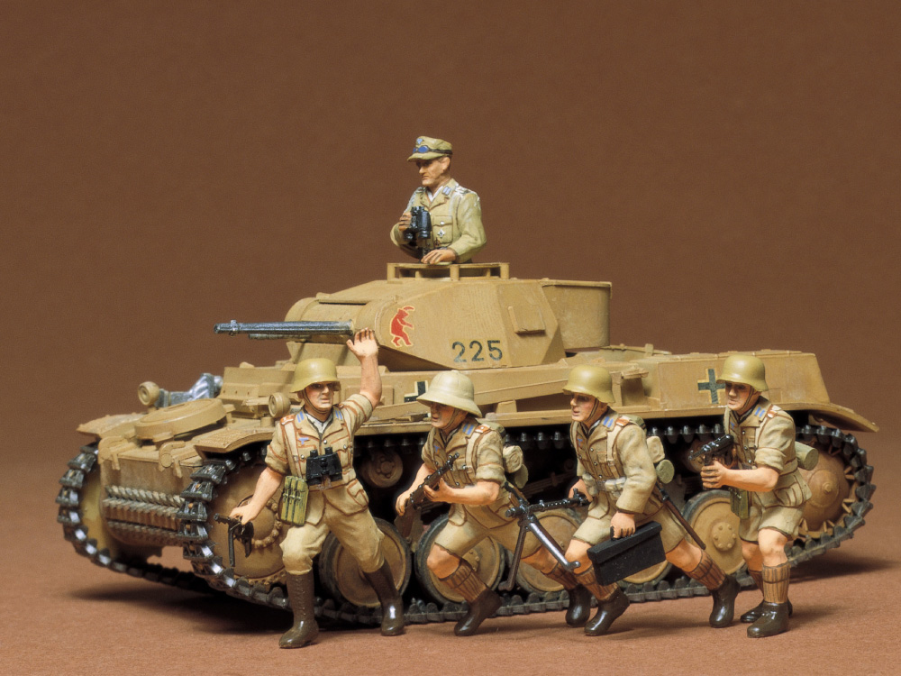 โมเดลรถถังทามิย่า ขนาด 1/35 Tamiya TA35009 Panzer Kampfwagen II Ausf. F/G - CA109
