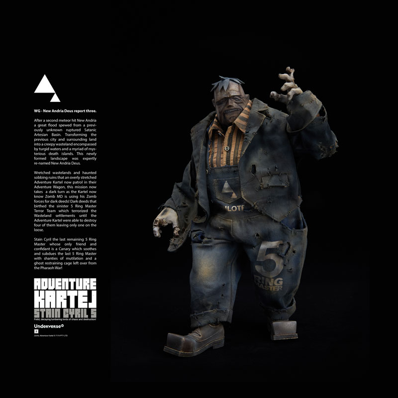 ADVENTURE KARTEL STAIN CYRIL 5 1/6 Collectible Figure(Pre-order)