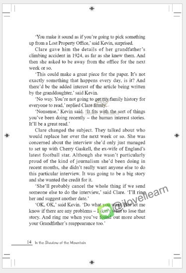 หนังสืออ่านนอกเวลาภาษาอังกฤษเรื่อง: In the Shadow of the Mountain + MP3 (ระดับ 5) In the Shadow of the Mountain + MP3 (Level 5)