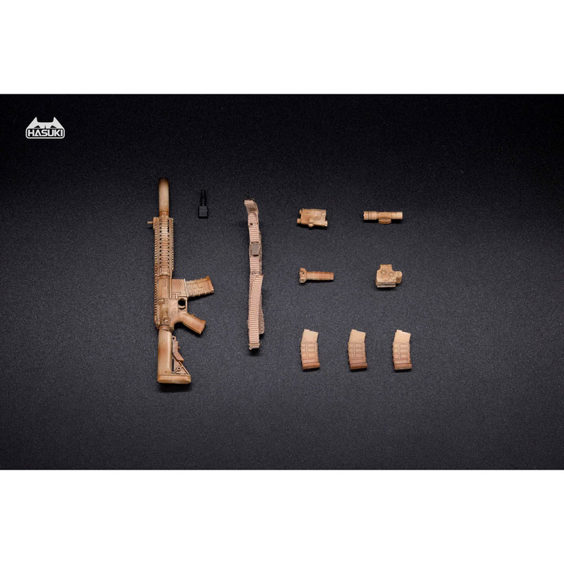 WM-04C Assault Rifle Set Desert Camouflage 1/12 Action Figure Complete Model Option Part(Pre-order)