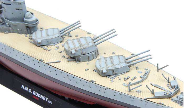 โมเดลเรือ Meng Model ขนาด 1/700 PS-001 Royal Navy Battleship H.M.S.Rodney (29)