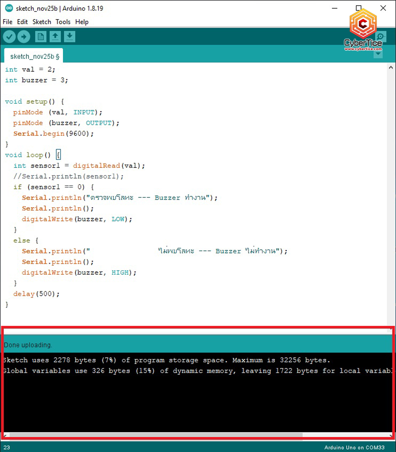 สอนใช้งาน Arduino NJK-5002B PNP NC ระยะตรวจจับ 10mm Hall Sensor ...