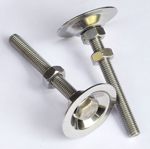 ขาฉิ่งสแตนเลส M16 X 150 SUS304 FOOT ADJUSTABLE