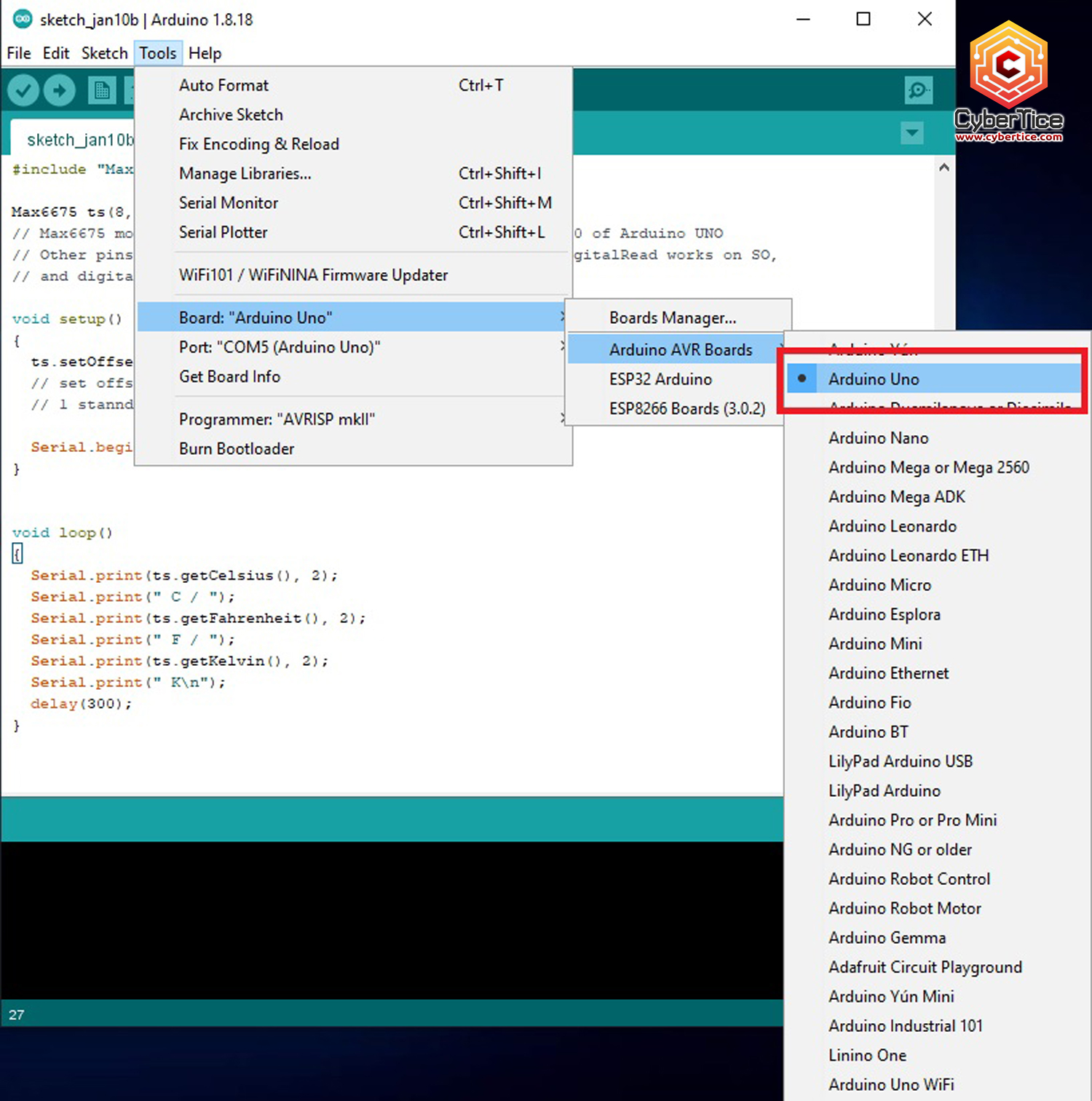 สอนใช้งาน Arduino วัดอุณหภูมิ ความร้อนสูง Temperature Sensor Probe with ...