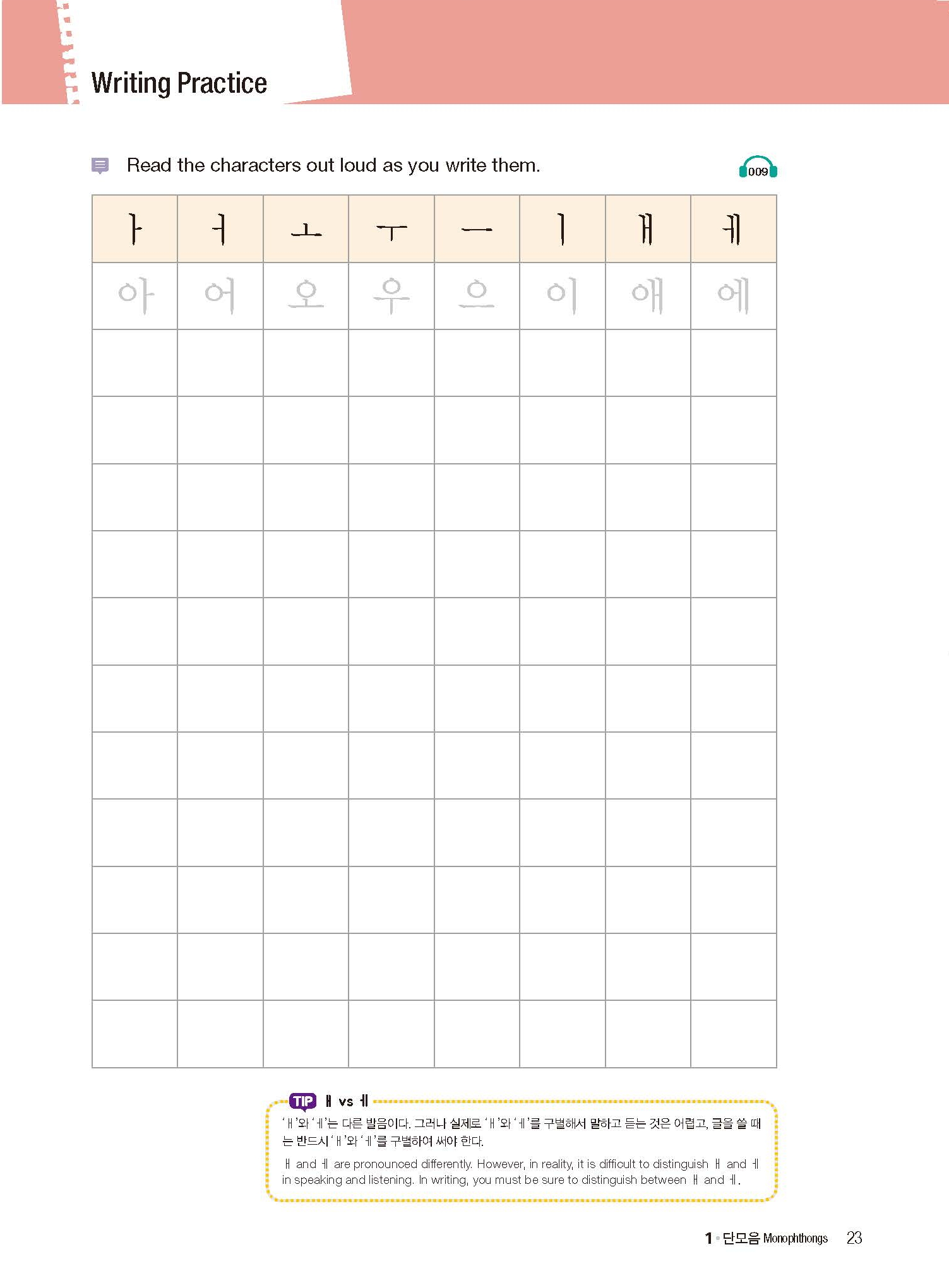 หนังสือเรียนภาษาเกาหลี การเขียนอักษรเกาหลี Easy & Fun Korean Penmanship