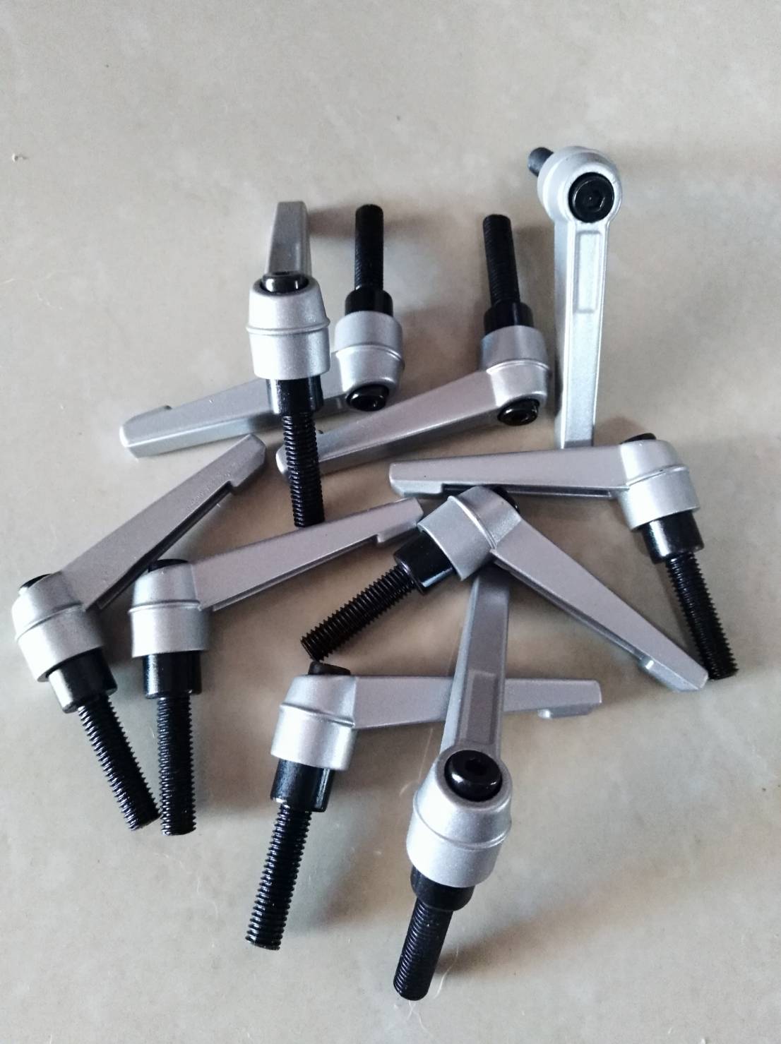 Clamp Lever : ขนาด : M 10 X 50 : มือจับปรับระยะ (ตัวผู้ )