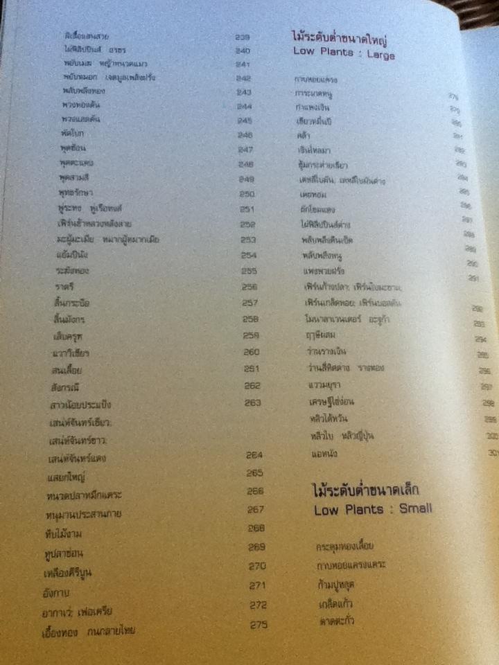พรรณไม้ในงานภูมิสถาบัตยกรรม 1 (ไทย-อังกฤษ)/ เอื้อมพร วีสมหมาย และคณะ