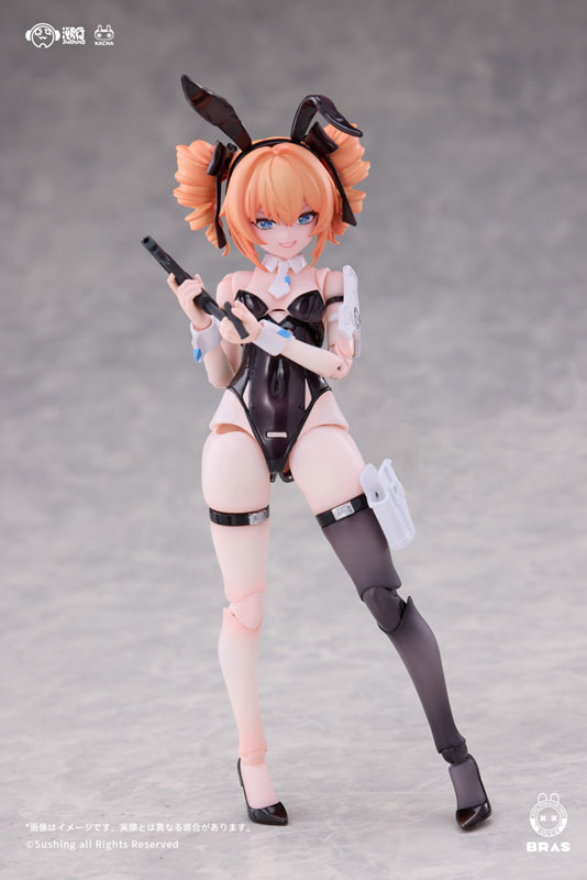 [Bonus] Sushing BUNNY RAPID ACTION SQUAD Sniper Leoni 1/12 Posable Figure(Pre-order)