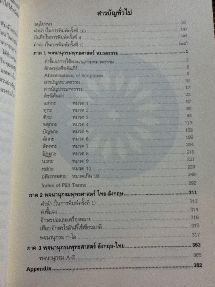 พจนานุกรมพุทธศาสตร์ ฉบับประมวลธรรม/ พระพรหมคุณาภรณ์ (ป.อ. ปยุตฺโต)