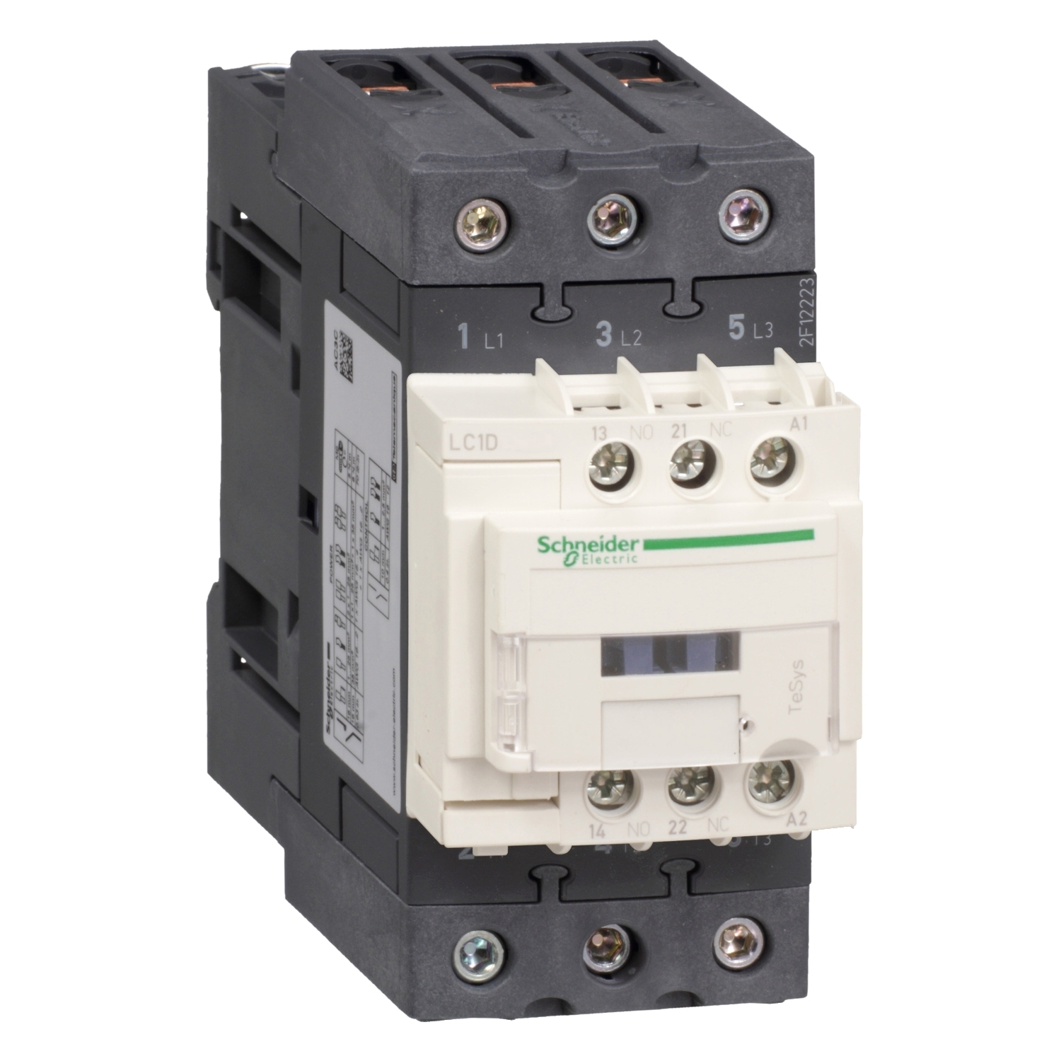 MAGNETIC CONTACTOR, SCHNEIDER, LC1D50AF7, 50A, 110VAC