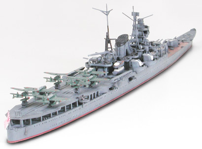 โมเดลเรือรบทามิย่า ขนาด 1/700 Tamiya TA31341 Japanese Aircraft Carrying Cruiser Mogami