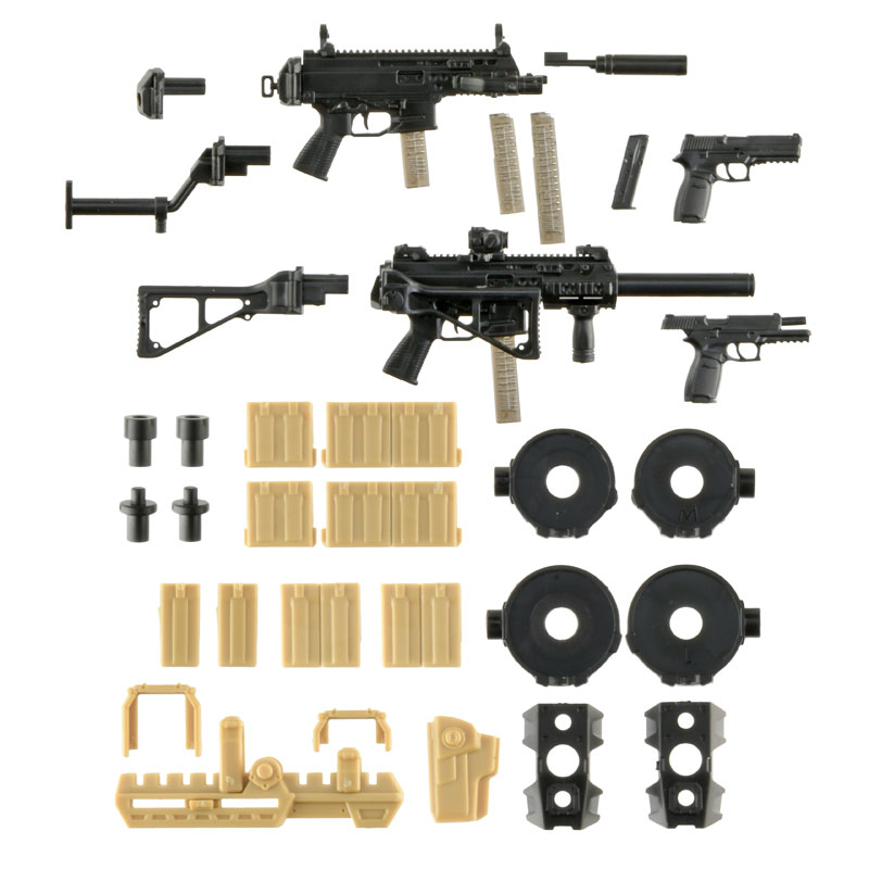 LittleArmory [LA-MD02] Megami Device Equipment Set / SMG Plastic Model(Pre-order)