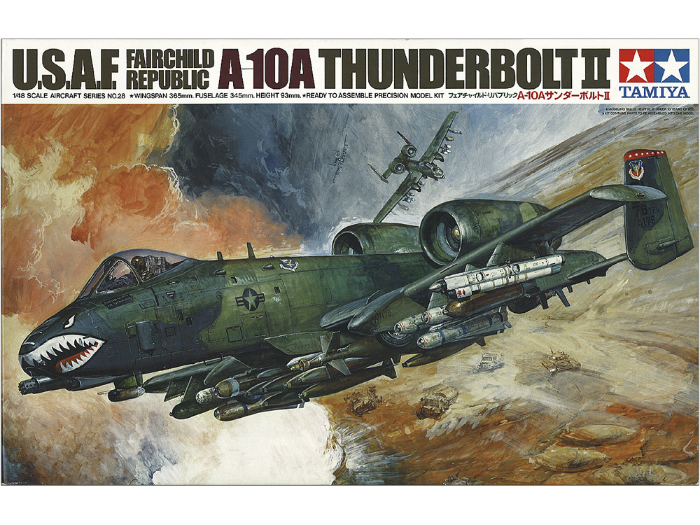 โมเดลเครื่องบิน Tamiya ขนาด 1/48 TA61028 U.S.A.F. Fairchild Republic A 10A Thumderbolt II