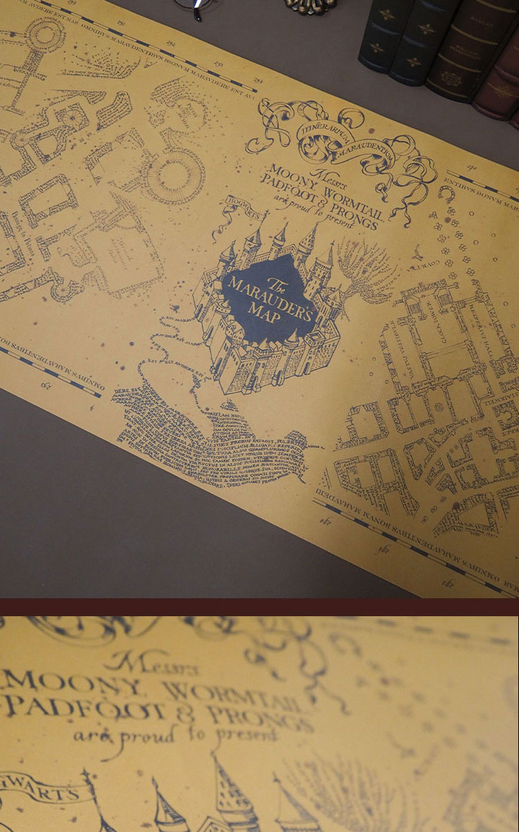 [Pre-Order] Harry Potter The Marauder's Map Desk Mat