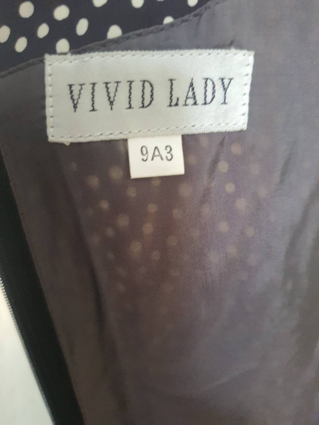 FF06194 เดรสแฟชั่น วินเทจ มือสอง VIVID LADAY อก 32 นิ้ว