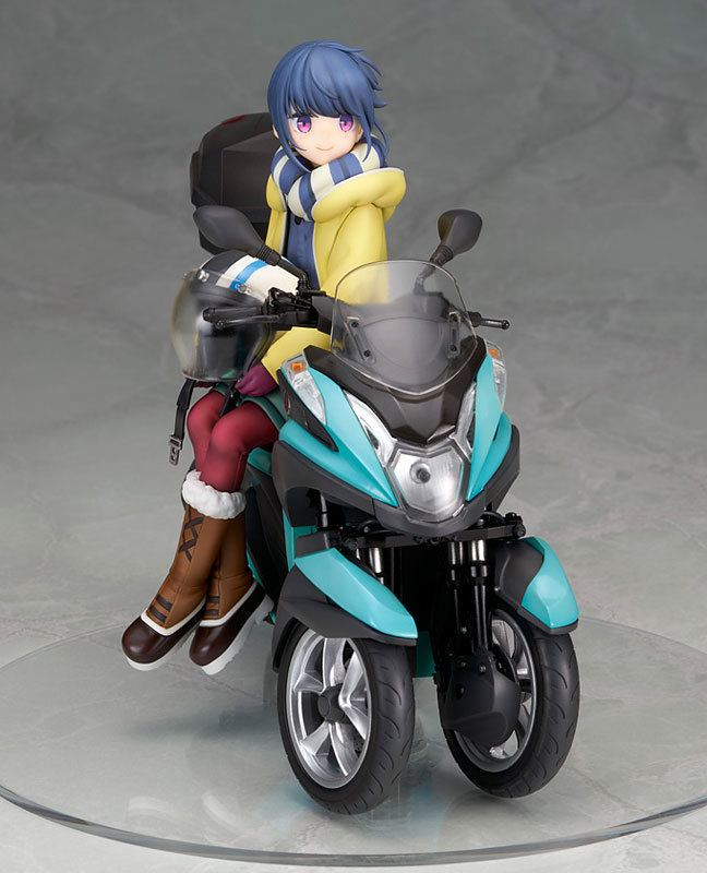 Yuru Camp Rin Shima with Three-wheeled Motorcycle 1/10 Complete Figure(Pre-order)