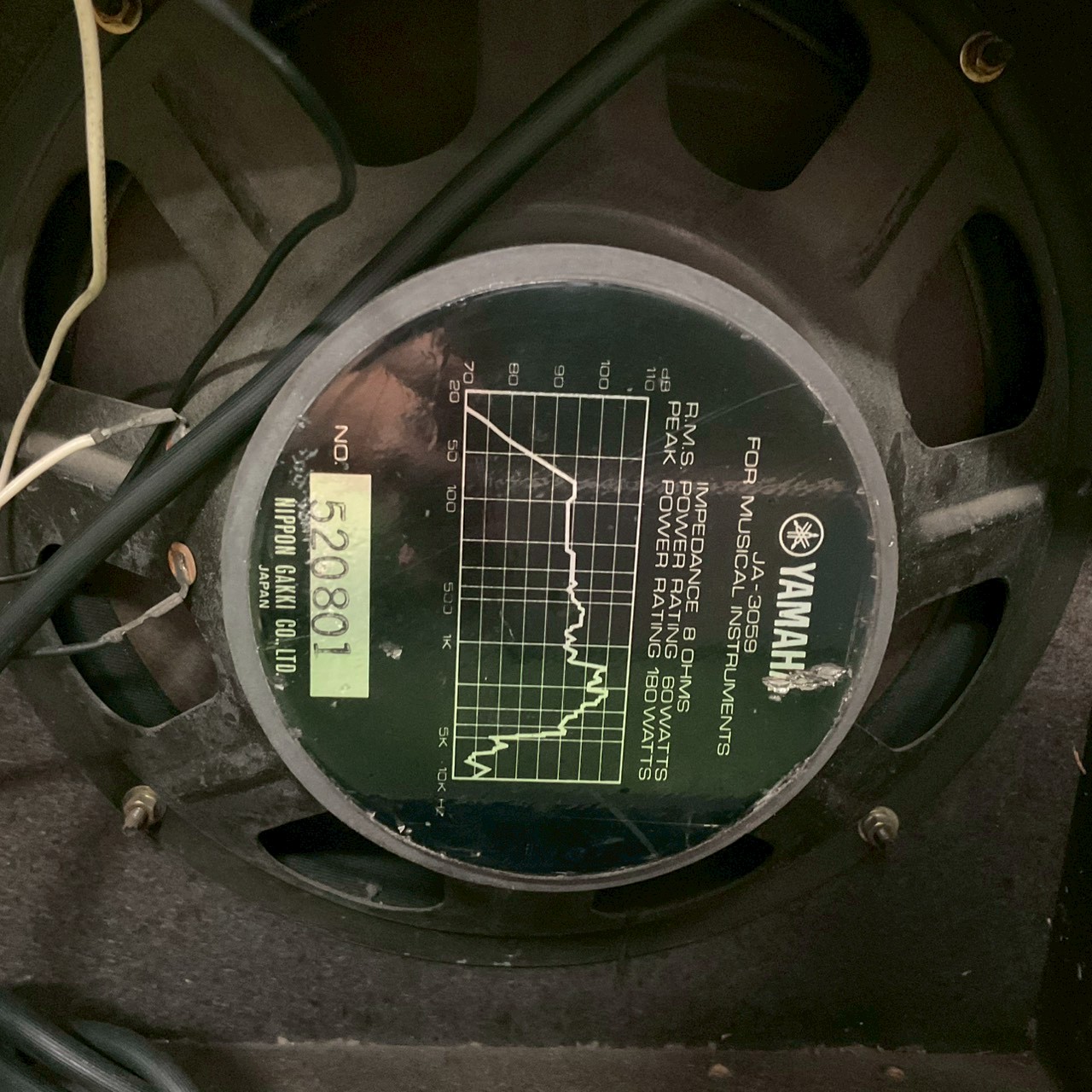 แอมป์กีต้าร์ YAMAHA : J-105 สินค้าไม่พร้อมใช้งาน (ต้องซ่อม)