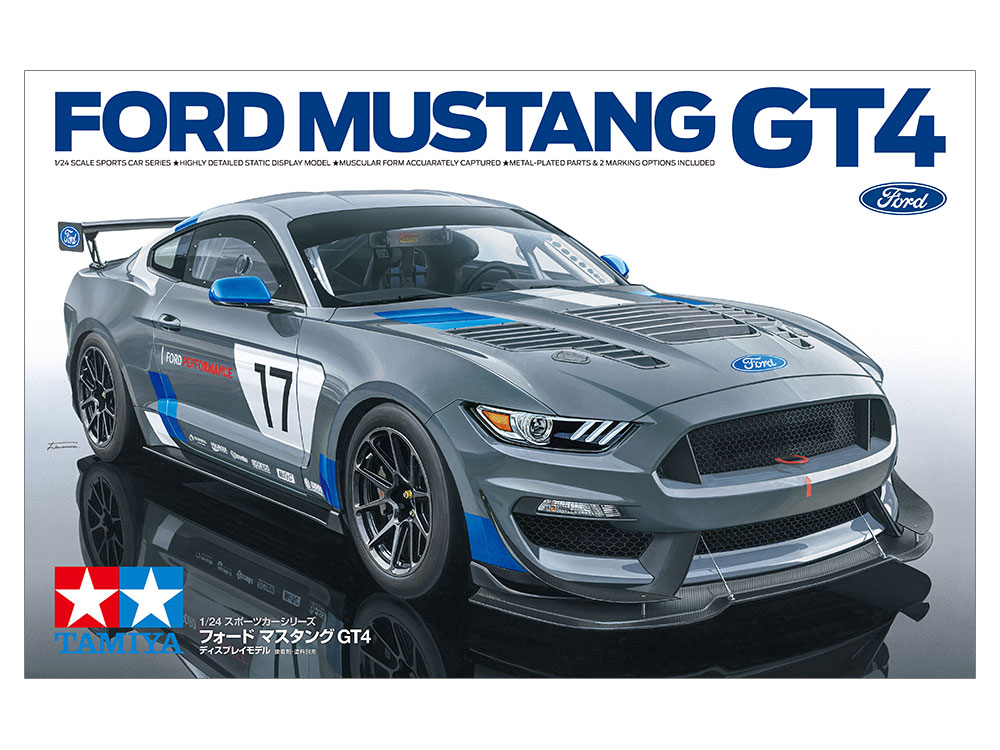 โมเดลรถประกอบทามิย่า ขนาด 1/24 Tamiya Sports Car Series TA24354 Ford Mustang GT4
