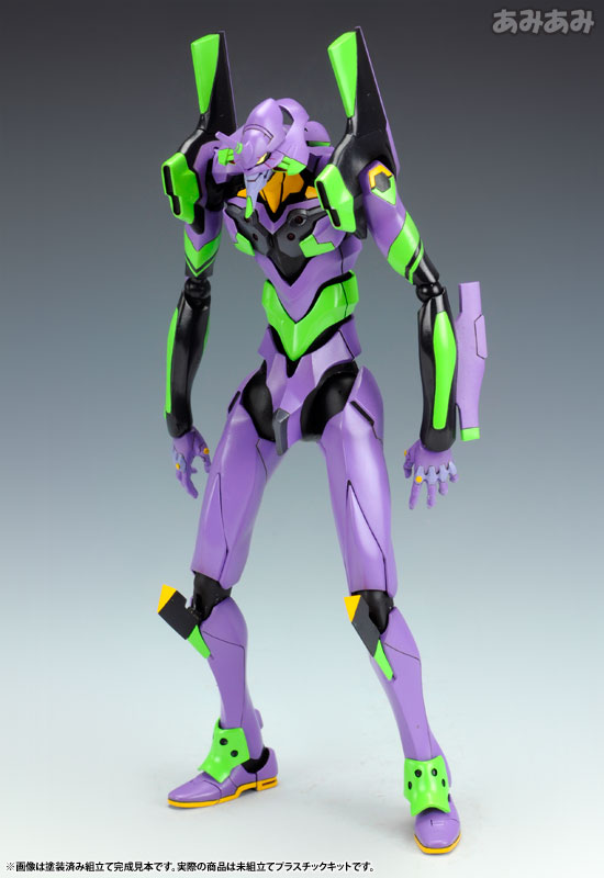 Evangelion: 2.0 You Can (Not) Advance 1/400 General-Purpose Humanoid Battle Weapon Android EVA-01 Test Type Plastic Model(In-Stock)