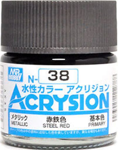 สีสูตรน้ำ Acrysion N38 Steel Red