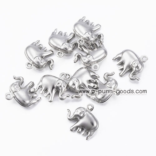 จี้ช้าง 14x15 มม.จี้สแตนเลส (Stainless Steel)