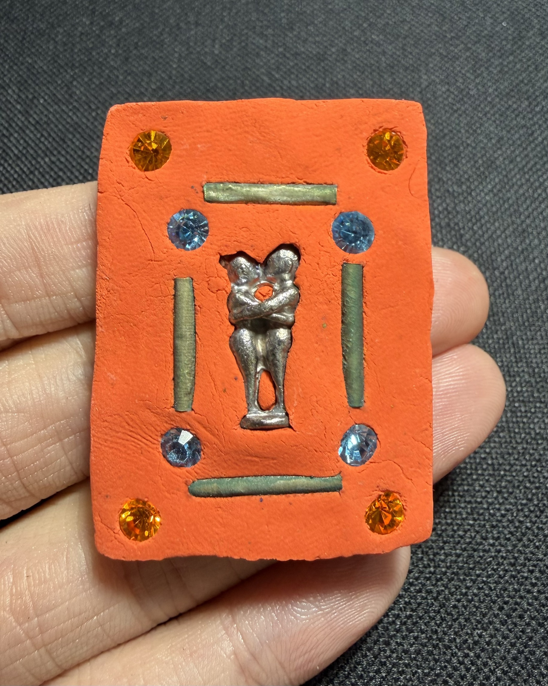 พญาเขาคำเขารักเขาหลง (สีส้ม) Golden Horn Prince. (orange color) SKU-03537