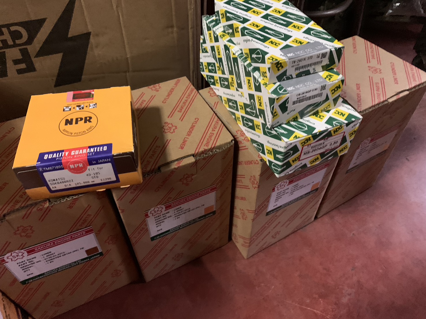 ชุดยกเครื่อง KOMATSU 6D105