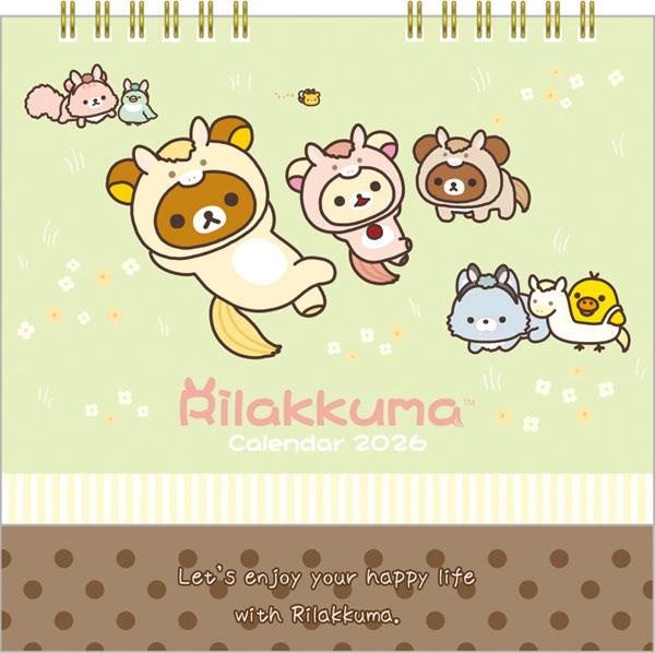 CD40301 Rilakkuma Tabletop Calendar(Released)