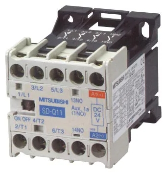 MAGNETIC CONTACTOR, MITSUBISHI, SD-Q11 DC24V