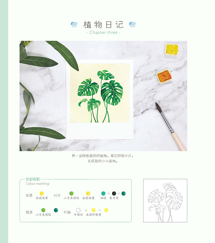 (Pre-order) หนังสือสอนระบายสีน้ำ Polaroid Watercolor