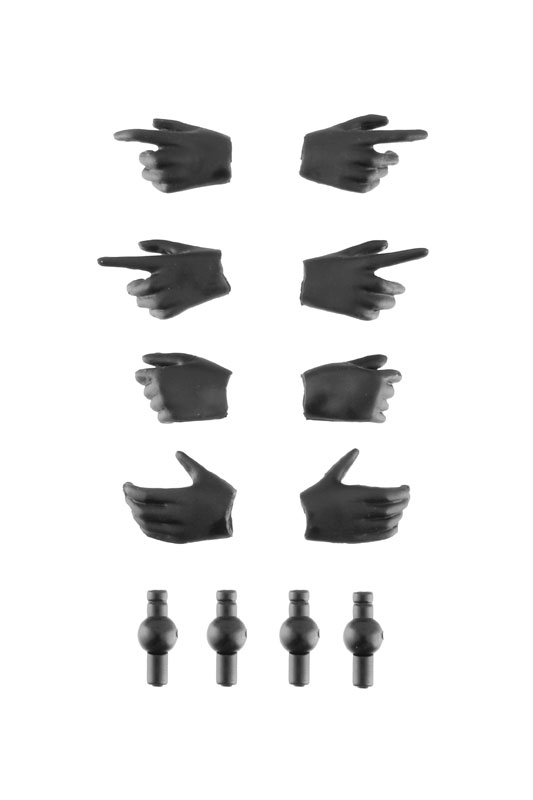 LittleArmory [LA-OP22] Gun Holding Hand for Megami Device Black Plastic Model(Pre-order)
