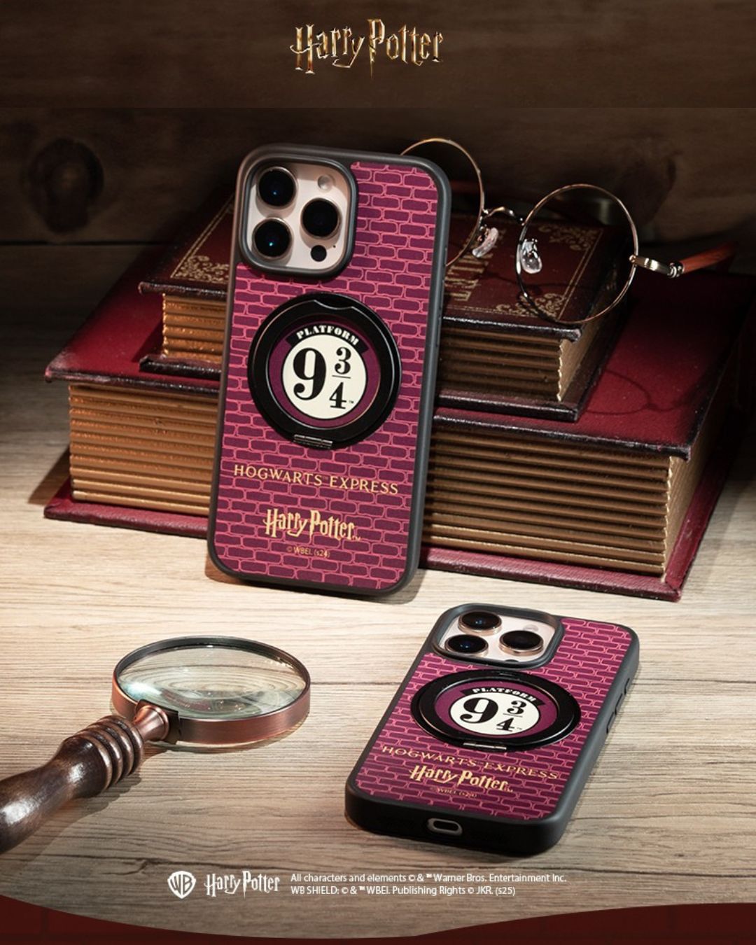 [Pre-Order] Harry Potter Case เคส iPhone16pro/16promax แหวนแม่เหล็กหมุนได้ 360 องศา