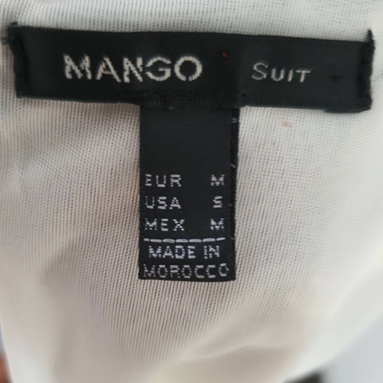 FF05753 เดรสแฟชั่น ลุกไม้ สีดำ แบรนด์ MANGO อก 33-34 นิ้ว