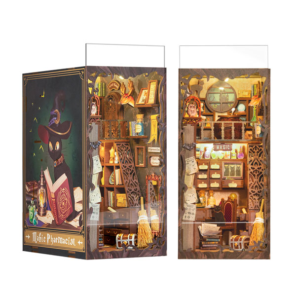 Miniature Doll House Magic Pharmacist Wooden DIY Kit(Provisional Pre-order)