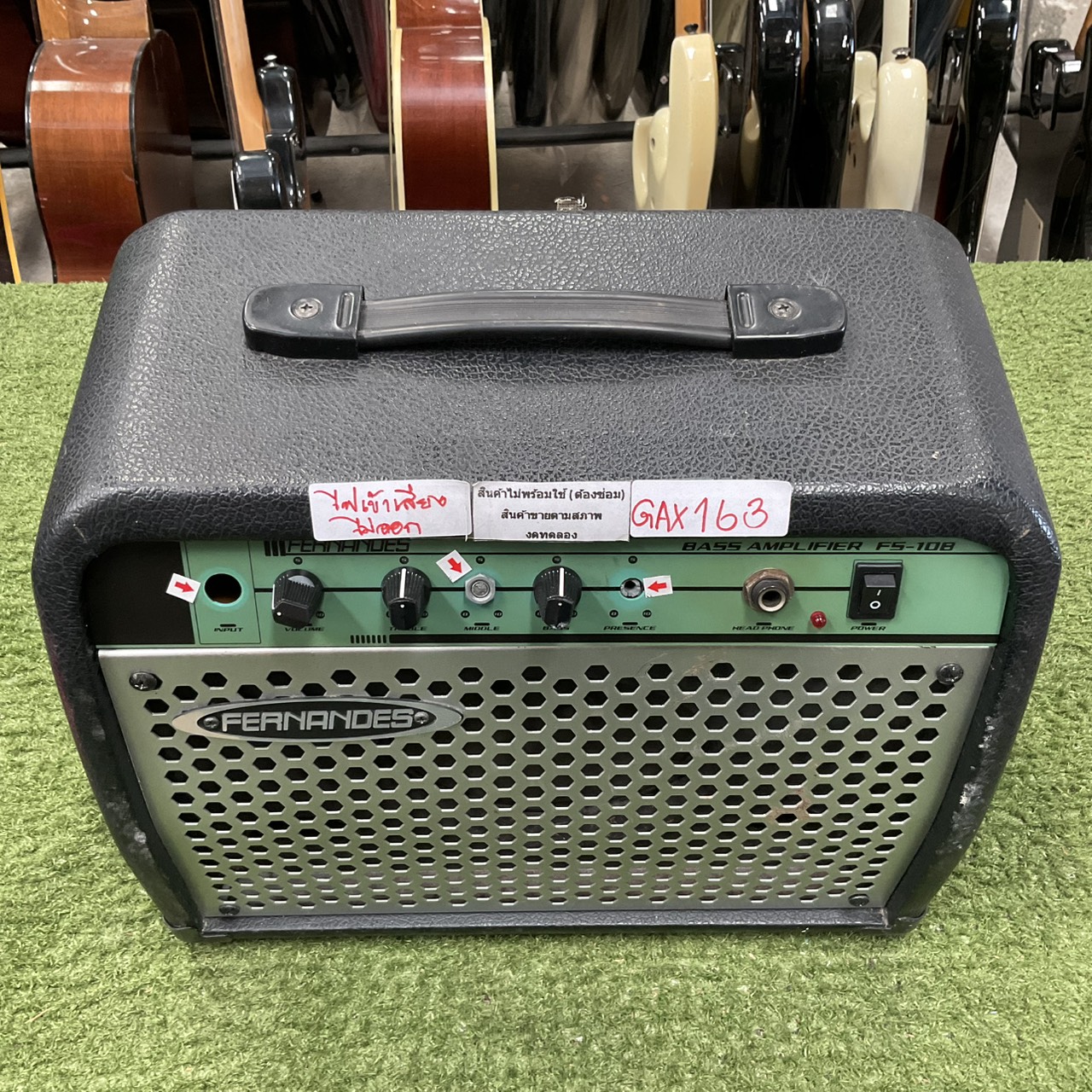 แอมป์เบส FERNANDES : FS-10B สินค้าไม่พร้อมใช้งาน (ต้องซ่อม)