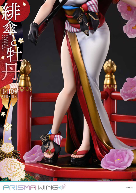 PRISMA WING Fuzichoco Original Illustration Scarlet Umbrella and Peony DX Edition 1/7 Complete Figure(Pre-order)