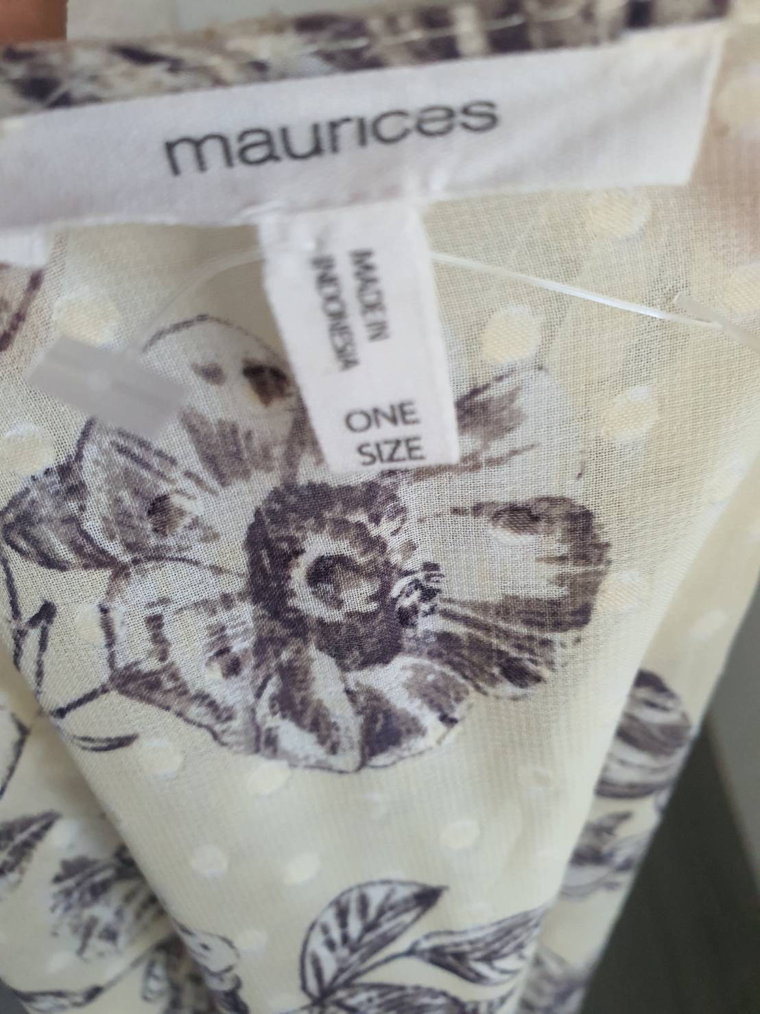 FF05586 เสื้อคลุม มือสอง ชีฟอง แบรนด์ maurices one size