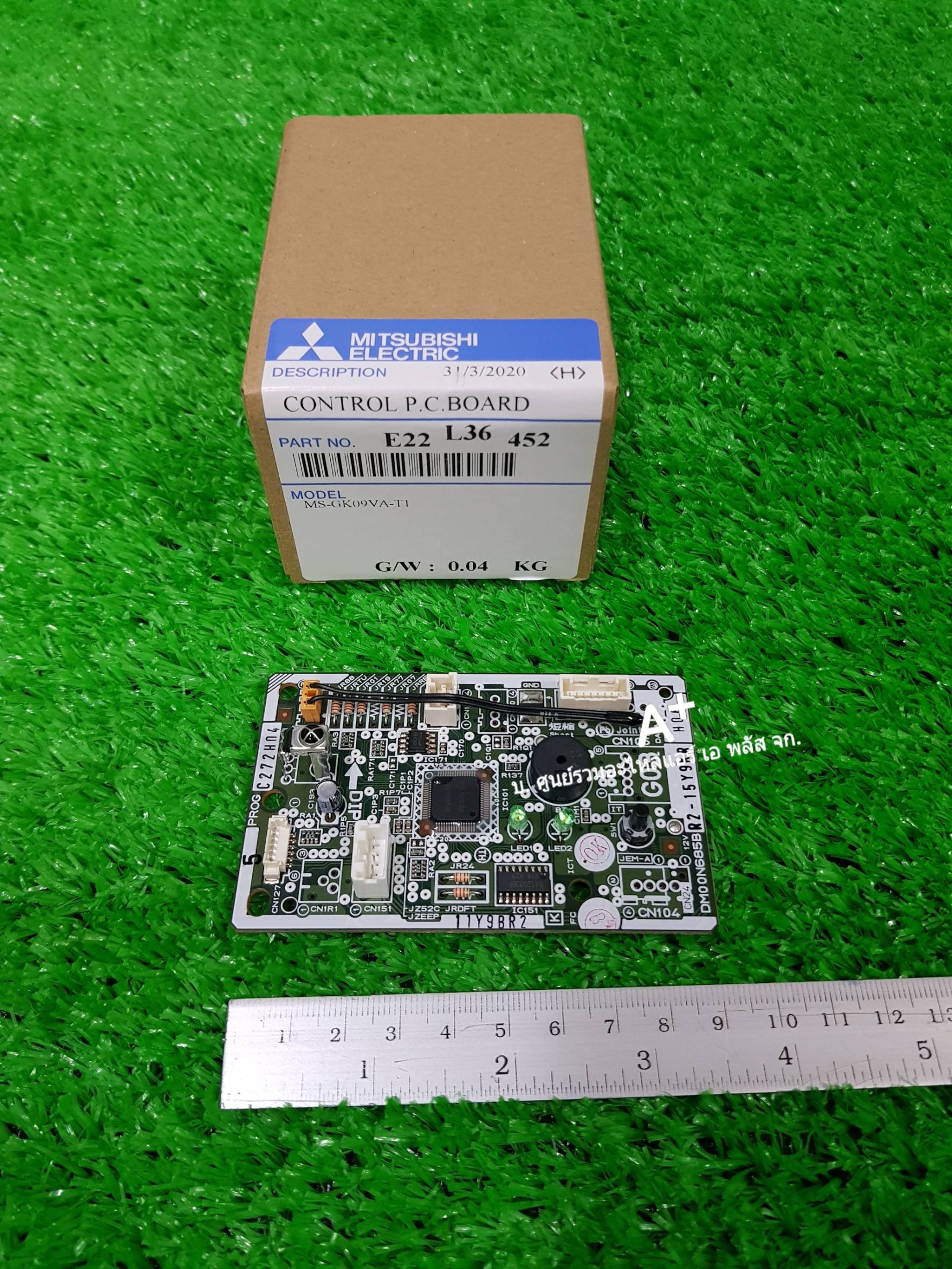 แผงวงจรควบคุมแอร์มิตซู CONTROL PC BOARD + ตัวรับสัญญาณMS-GK09VA E226T3452 (E22L36452) ส่งฟรี