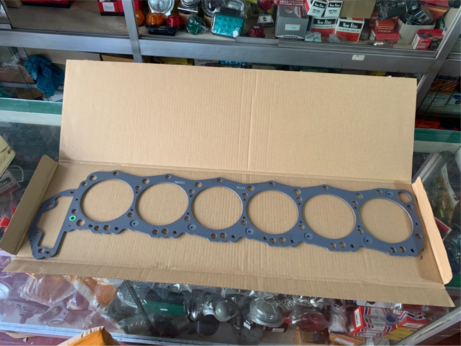 ประเก็นฝาสูบ HINO JO8C JO8E ฝาเหล็ก หนา 2.5 mm