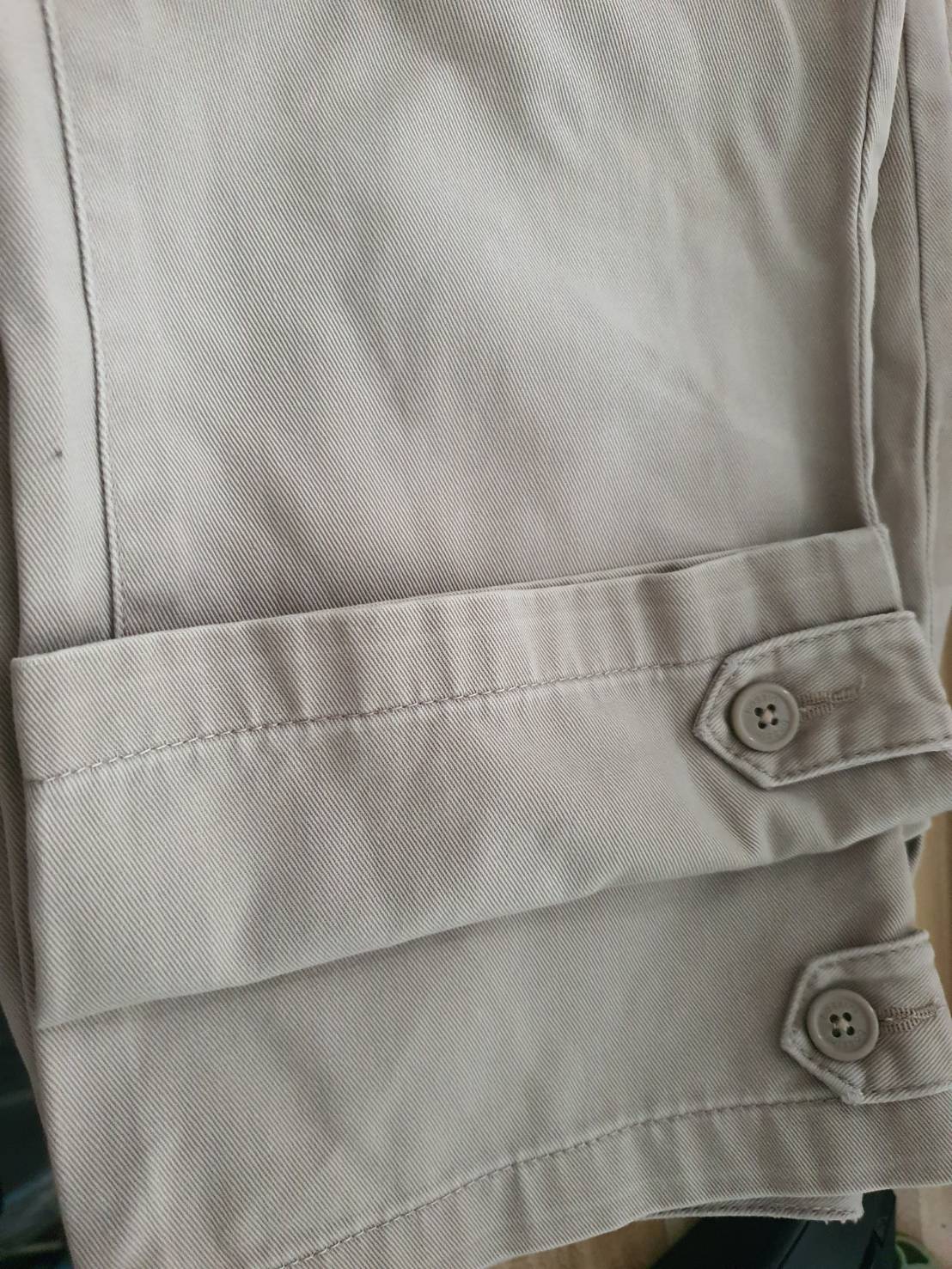 FF06535 กางเกงผ้า สีเบจ มือสอง bossini เอว 29 นิ้ว