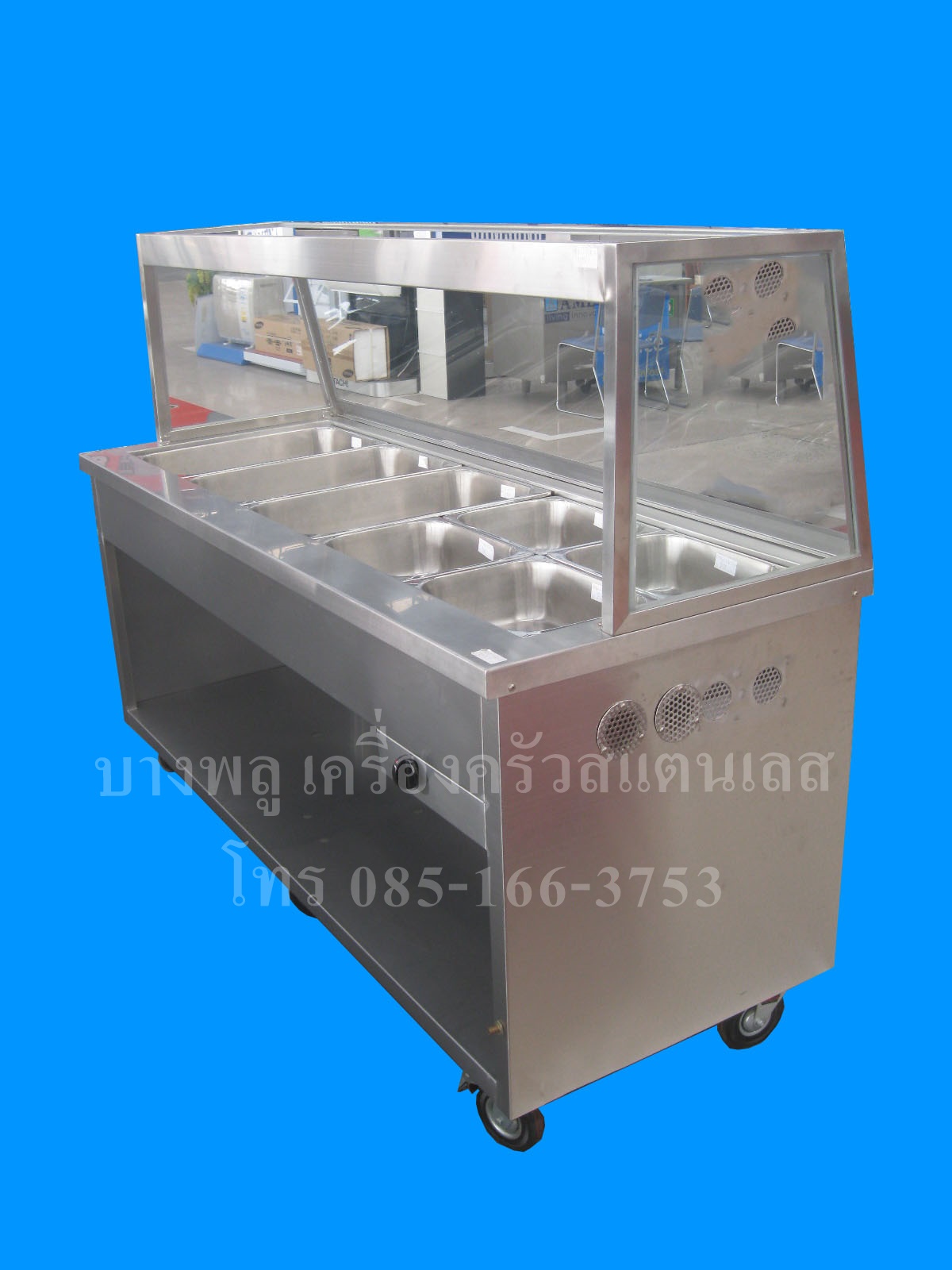 เคาน์เตอร์อุ่นอาหารใช้แก๊ส/ไฟฟ้า