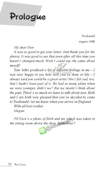 หนังสืออ่านนอกเวลาภาษาอังกฤษเรื่อง Two Lives (ระดับ 3) Two Lives (Level 3)