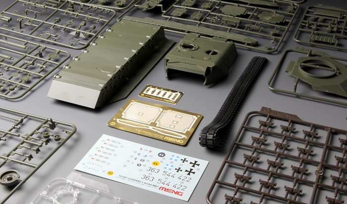 โมเดลรถถัง Meng Model ขนาด 1/35 TS-007 German Main Battle Tank Leopard 1 A3/A4