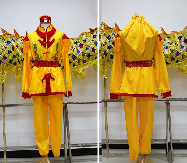 ชุดเสื้อผ้าสำหรับแสดงการเชิดมังกร เกรดพรีเมี่ยม (แบบ A) 舞龙服装(模型A) Dragon Dance Performing Costumes (Type A)