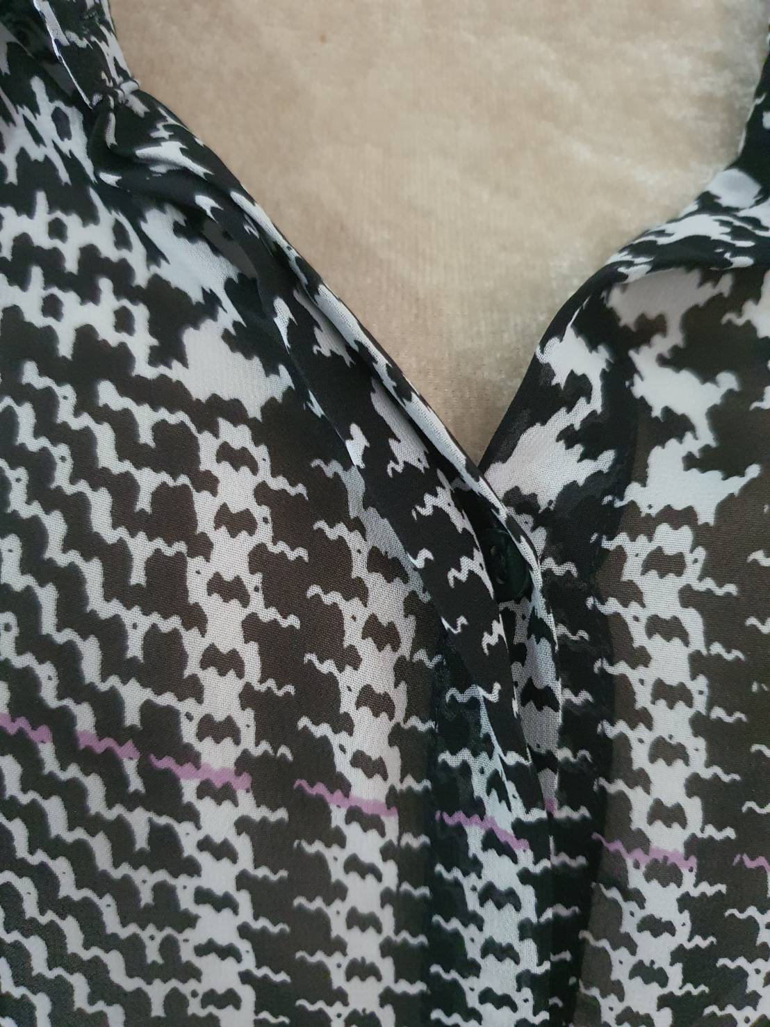 FF05658 เสื้อแฟชั่น ชีฟอง มือสอง อก 52 นิ้ว