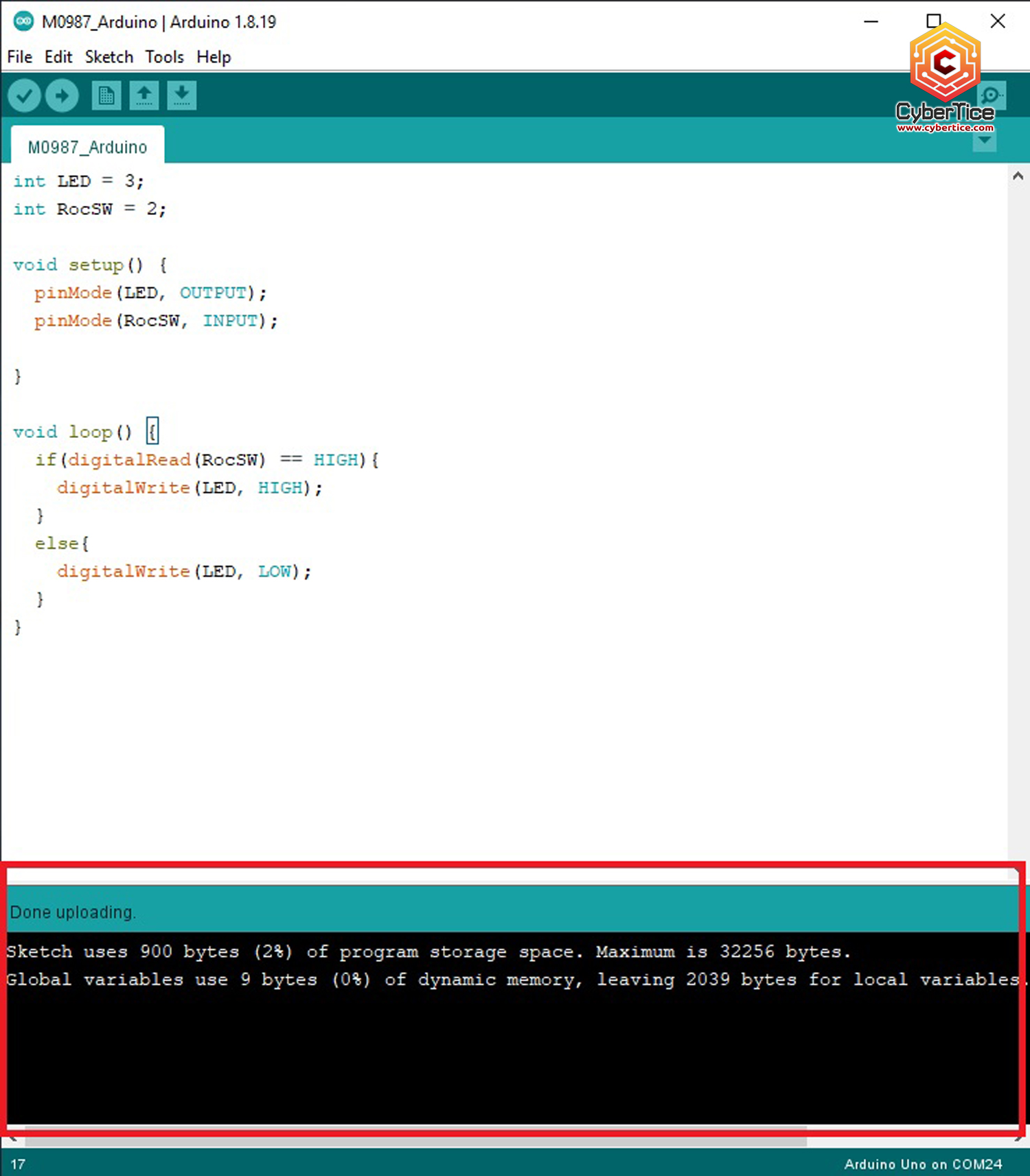 สอนใช้งาน Arduino โมดูลสวิตช์เปิดปิด Rocker Switch building by Catalex ...